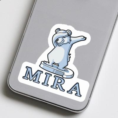 Sticker Polar Bear Mira Notebook Image