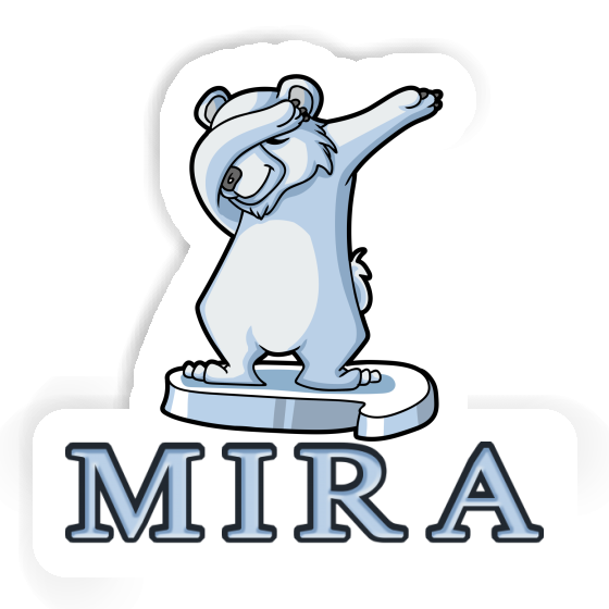 Sticker Polar Bear Mira Notebook Image