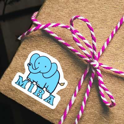 Sticker Mira Elephant Notebook Image