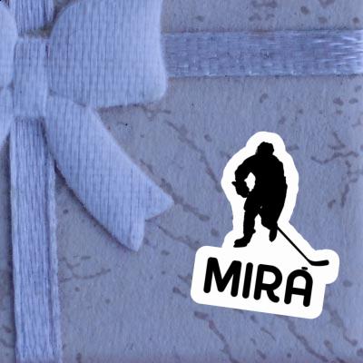 Hockey Player Sticker Mira Laptop Image