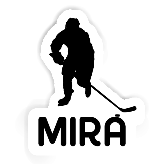 Hockey Player Sticker Mira Laptop Image