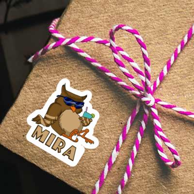 Sticker Mira Cool Owl Laptop Image