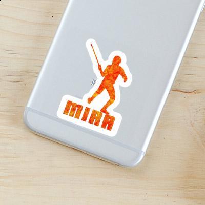 Sticker Mira Fencer Laptop Image