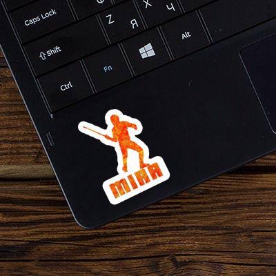 Sticker Mira Fencer Notebook Image