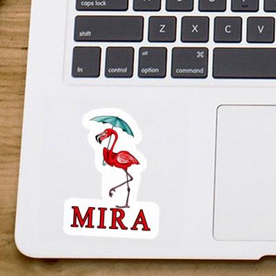 Sticker Mira Flamingo Notebook Image