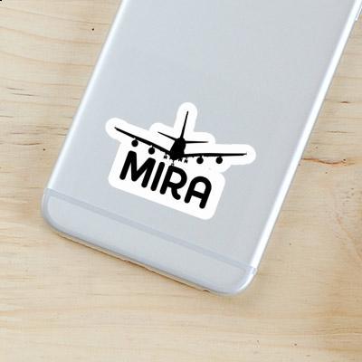 Sticker Mira Airplane Notebook Image