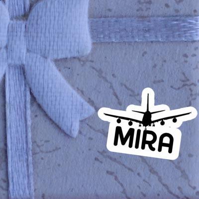 Sticker Mira Airplane Notebook Image