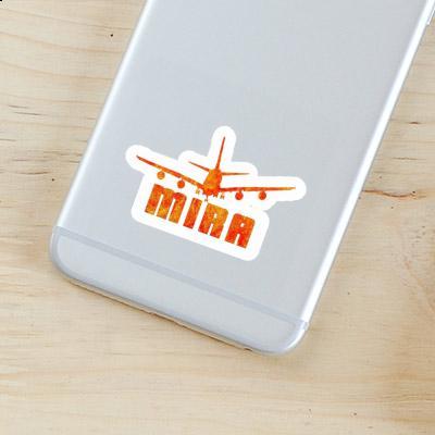 Sticker Mira Airplane Laptop Image