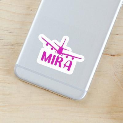 Sticker Airplane Mira Laptop Image