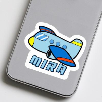 Airplane Sticker Mira Notebook Image