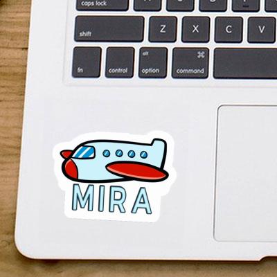 Plane Sticker Mira Notebook Image