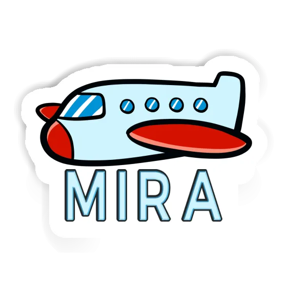 Plane Sticker Mira Notebook Image