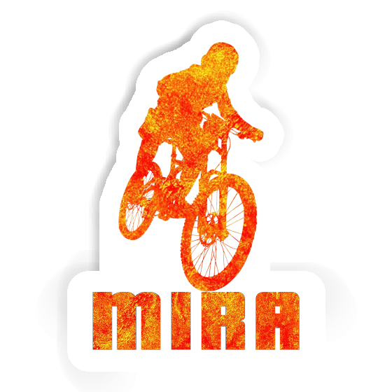 Freeride Biker Sticker Mira Laptop Image