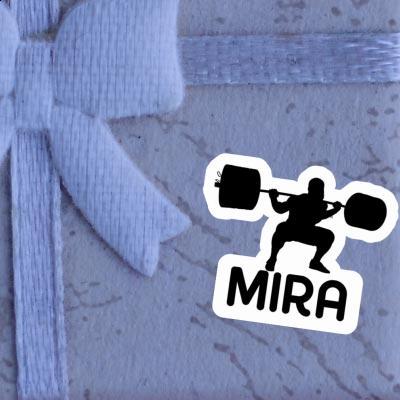 Mira Sticker Gewichtheber Laptop Image