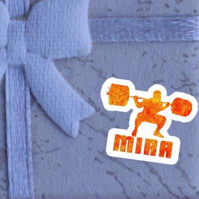 Sticker Gewichtheber Mira Gift package Image