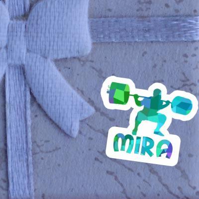 Weightlifter Sticker Mira Notebook Image