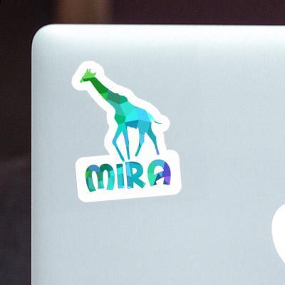 Autocollant Girafe Mira Laptop Image