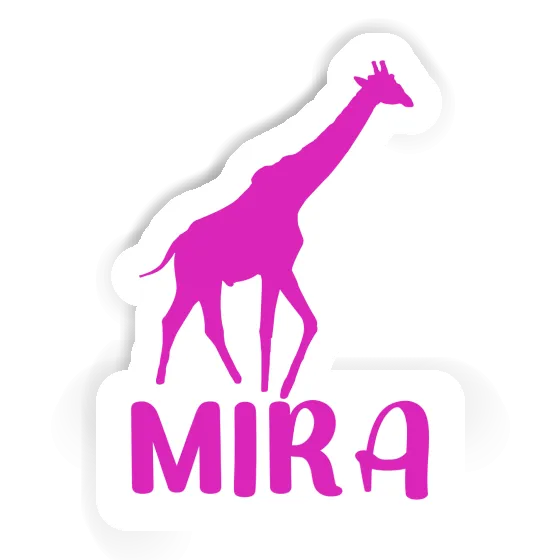 Sticker Mira Giraffe Gift package Image