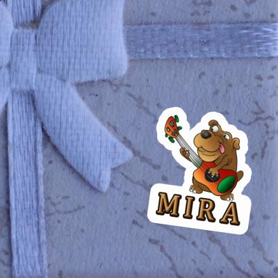 Mira Sticker Guitar Dog Notebook Image