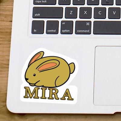 Aufkleber Hase Mira Notebook Image