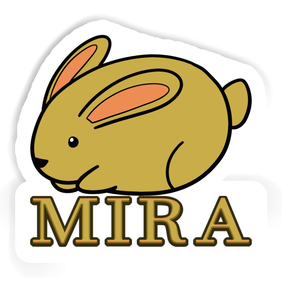 Rabbit Sticker Mira Notebook Image