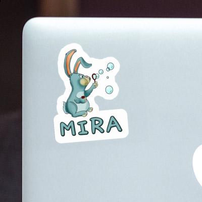 Sticker Mira Soap Bubbles Rabbit Notebook Image