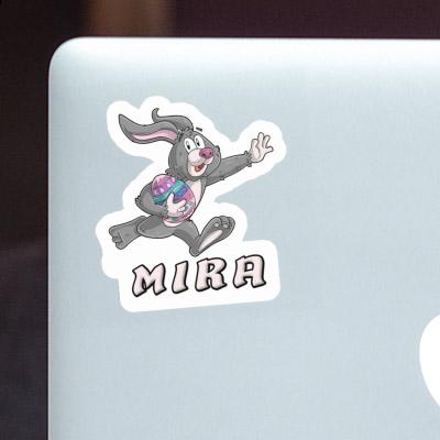 Sticker Rugby rabbit Mira Notebook Image