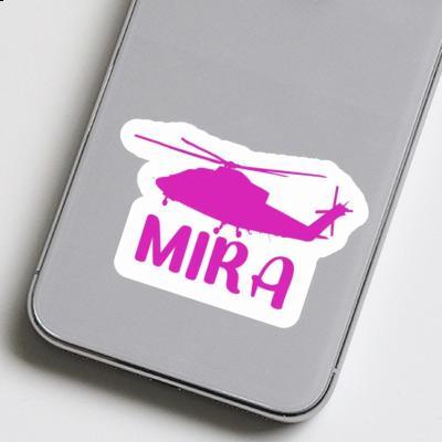 Mira Sticker Helicopter Notebook Image