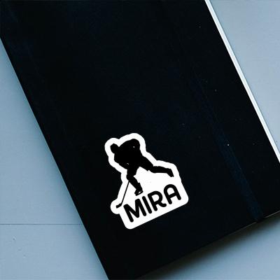 Sticker Eishockeyspieler Mira Notebook Image