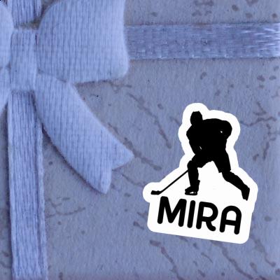 Sticker Eishockeyspieler Mira Notebook Image