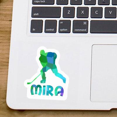 Hockey Player Sticker Mira Notebook Image