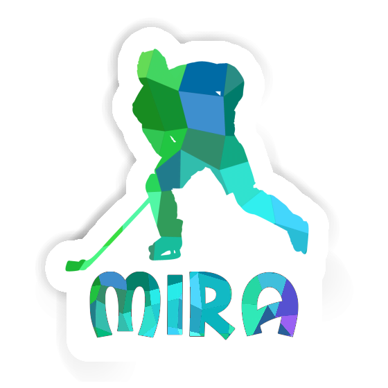 Eishockeyspieler Aufkleber Mira Image