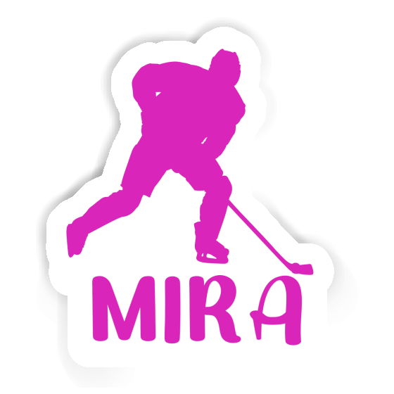 Mira Sticker Eishockeyspielerin Notebook Image