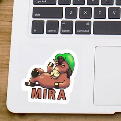 Mira Sticker Lying horse Gift package Image