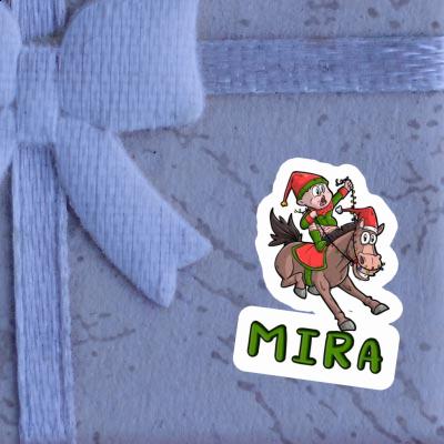 Sticker Mira Christmas Horse Gift package Image