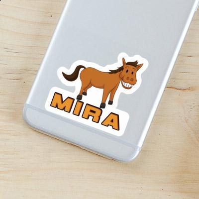 Sticker Mira Grinning Horse Notebook Image