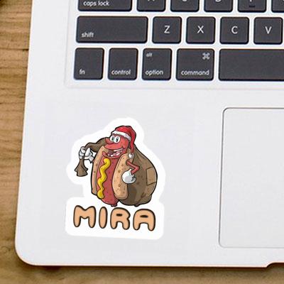 Mira Sticker Hot Dog Image