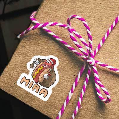 Mira Autocollant Hot-Dog Notebook Image