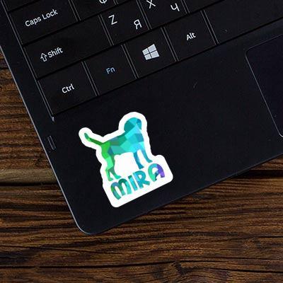 Sticker Mira Dog Laptop Image