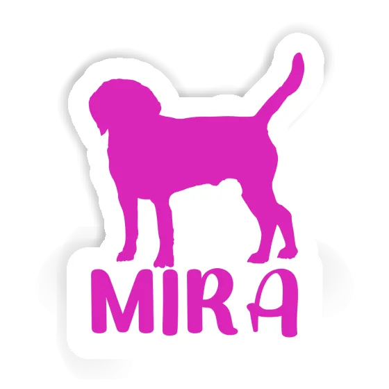 Hund Sticker Mira Laptop Image