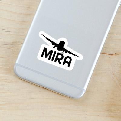 Sticker Mira Airplane Laptop Image