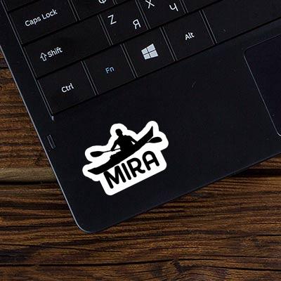 Mira Sticker Kajakfahrer Notebook Image