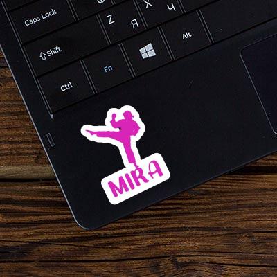 Karateka Sticker Mira Notebook Image