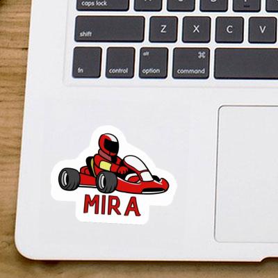 Sticker Kartfahrer Mira Laptop Image