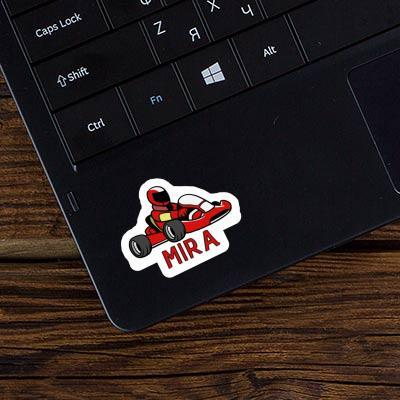 Mira Sticker Kart Driver Notebook Image