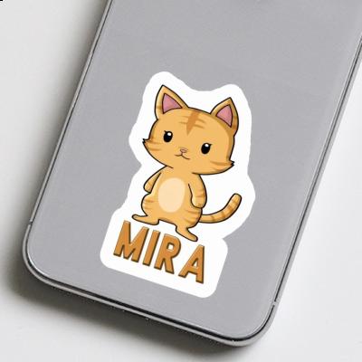 Mira Autocollant Chaton Laptop Image