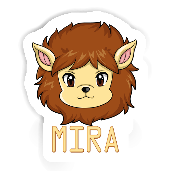 Sticker Mira Lionhead Notebook Image