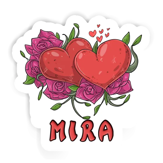 Mira Sticker Heart Laptop Image