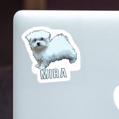 Mira Sticker Maltese Laptop Image