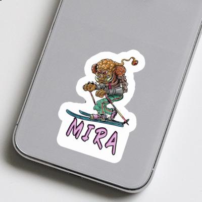 Mira Sticker Skier Notebook Image